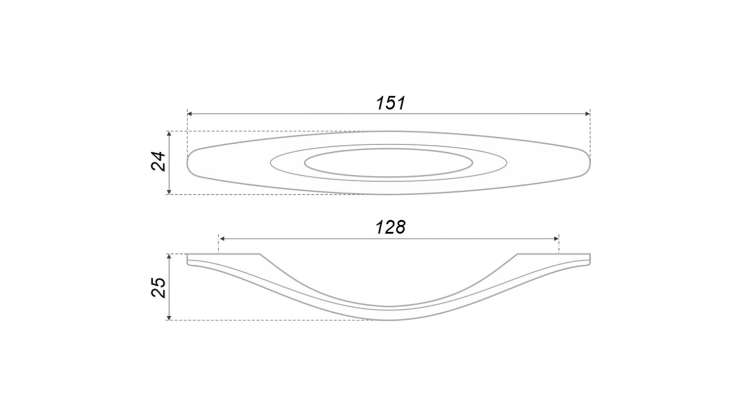 ручка RS070CP.3/128 (25)/ПОД ЗАКАЗ