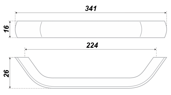 ручка RS062CP.4/224 (25) ВЫВОД!