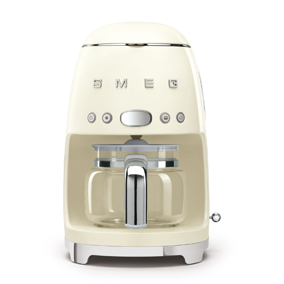 Капельная кофеварка SMEG DCF02CREU, кремовый