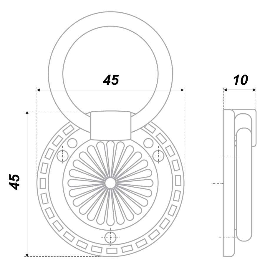 ручка RC028AB.4 (С2820) (50)/ПОД ЗАКАЗ