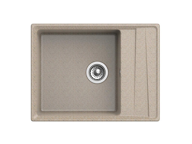 Мойка GranFest мрамор LEVEL GF-LV-660L (660х500мм) Песок П/ЗАКАЗ