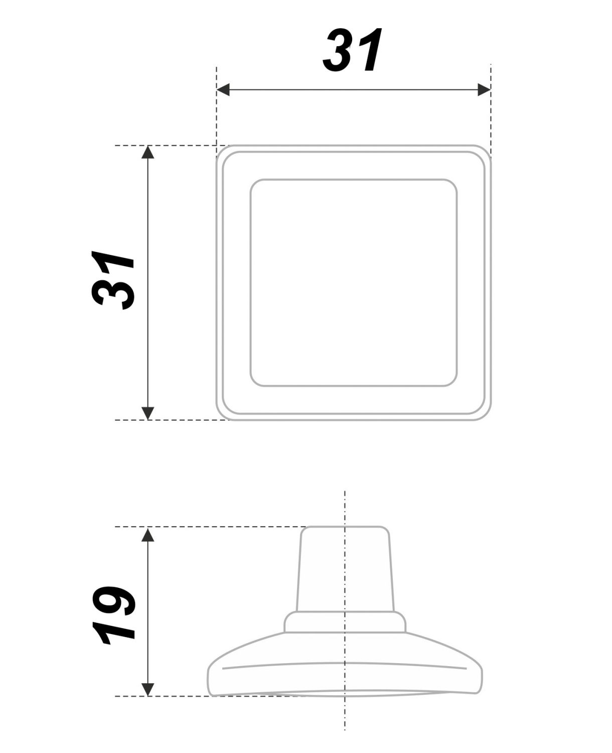 ручка RC113BAZ.4/W ВЫВОД 