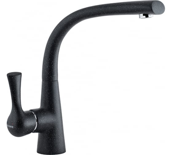 EW Смеситель для кухни боковой (черный)