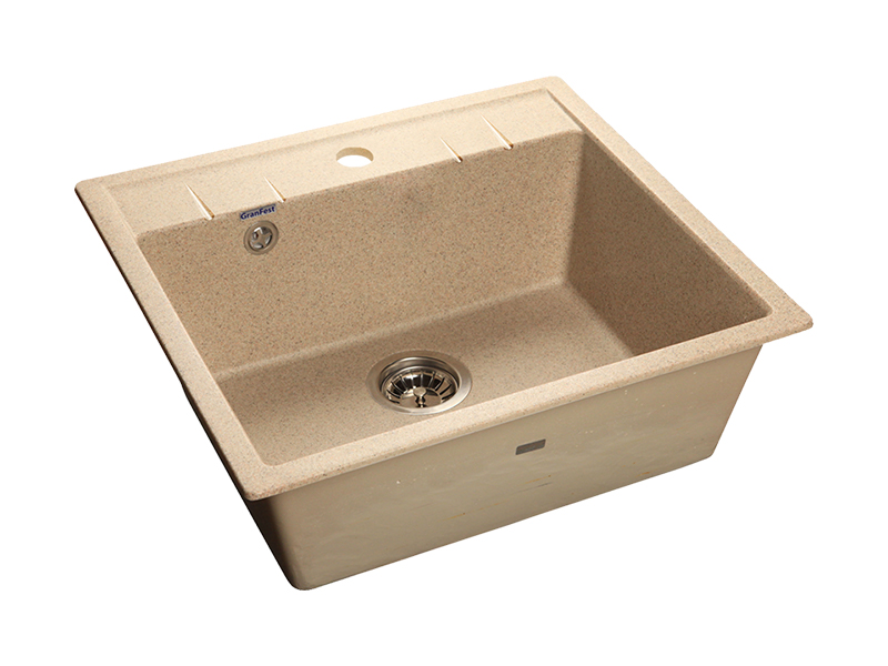 Мойка GranFest мрамор QUADRO GF-Q-561 (560х500мм) Песок П/ЗАКАЗ
