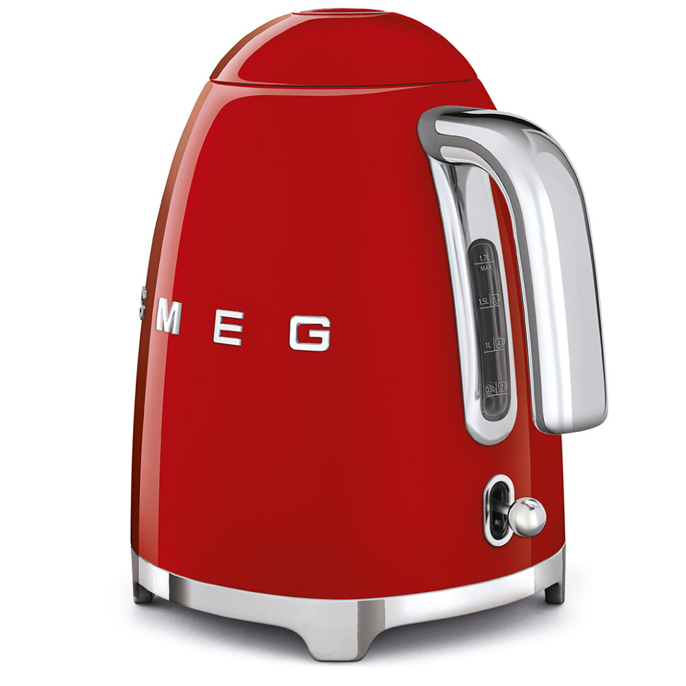 Чайник электрический SMEG KLF03RDEU, красный 1,7л