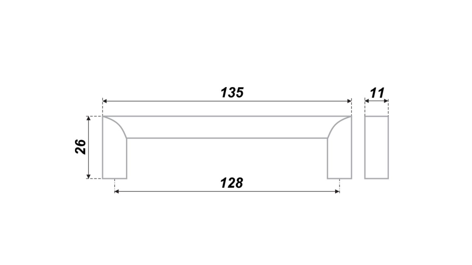 ручка RS052CP.4/128 (25) ВЫВОД