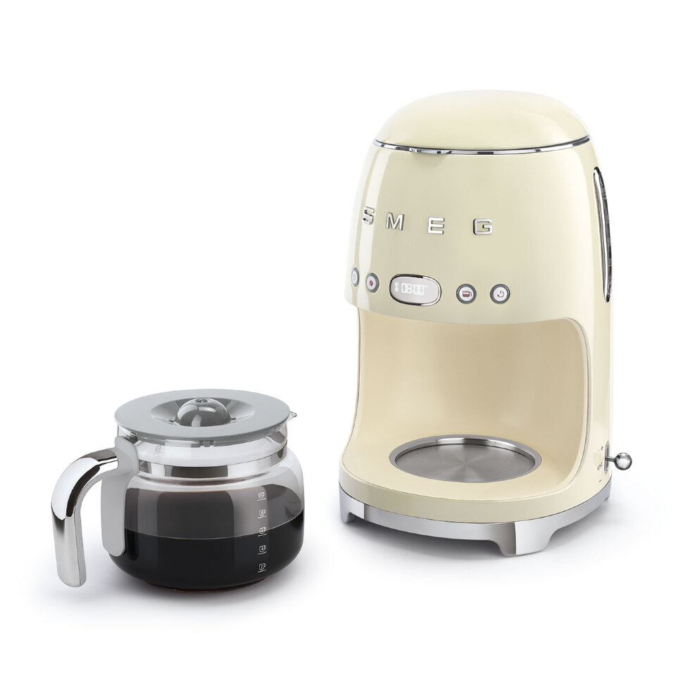Капельная кофеварка SMEG DCF02CREU, кремовый