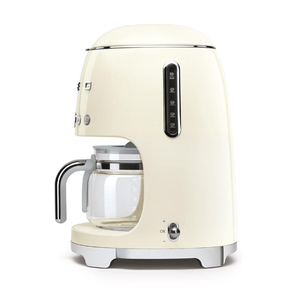 Капельная кофеварка SMEG DCF02CREU, кремовый