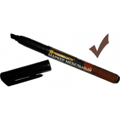 Маркер мебельный каштан