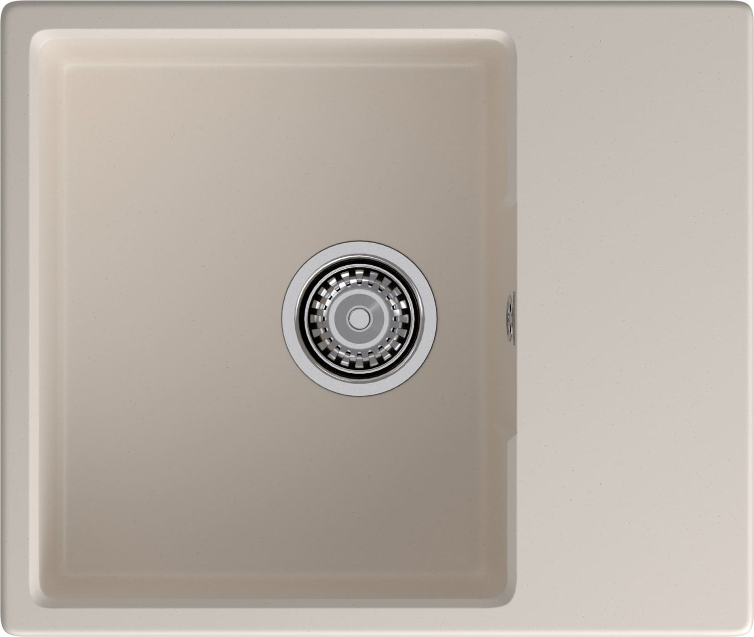 Мойка GranFest URBAN 658L (580х490мм) Белый П/ЗАКАЗ