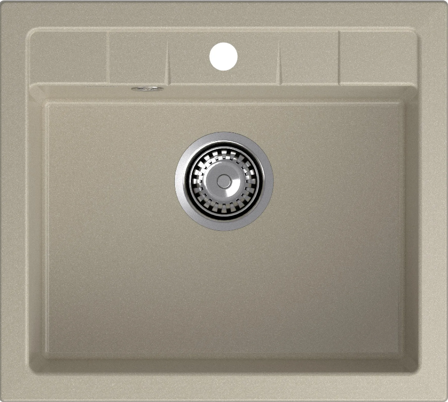 Мойка GranFest мрамор QUADRO GF-Q-561 (560х500мм) Топаз П/ЗАКАЗ