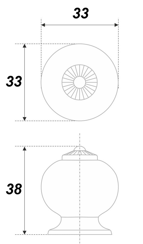 ручка RC106AB.3/W (40)/ПОД ЗАКАЗ