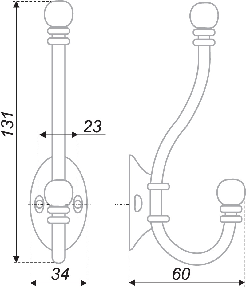 Крючок K209ABL.6 (25)