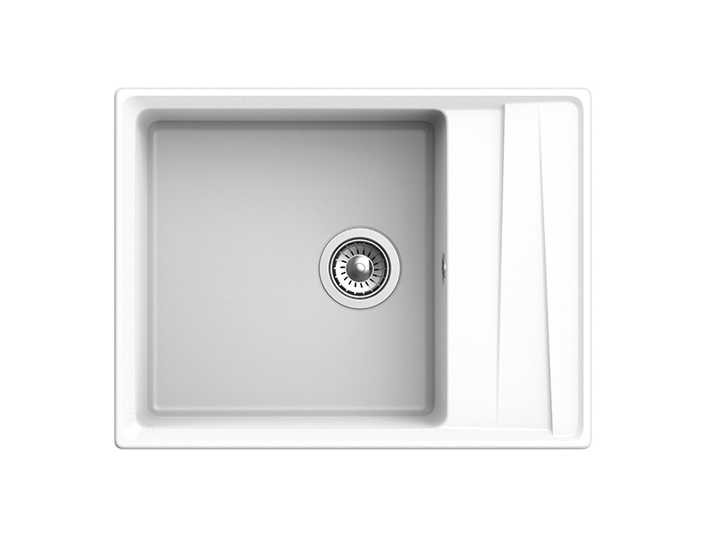 Мойка GranFest мрамор LEVEL GF-LV-660L (660х500мм) Иней П/ЗАКАЗ