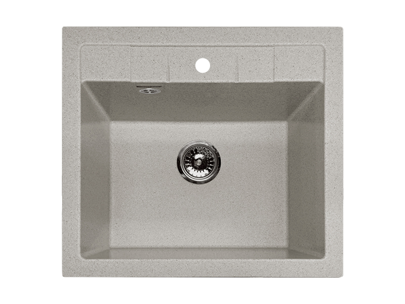 Мойка GranFest мрамор QUADRO GF-Q-561 (560х500мм) Серый