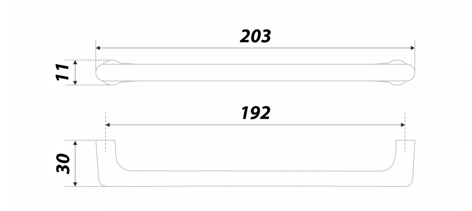 ручка RS290BAF.4/192 OLAV (20)/ПОД ЗАКАЗ 
