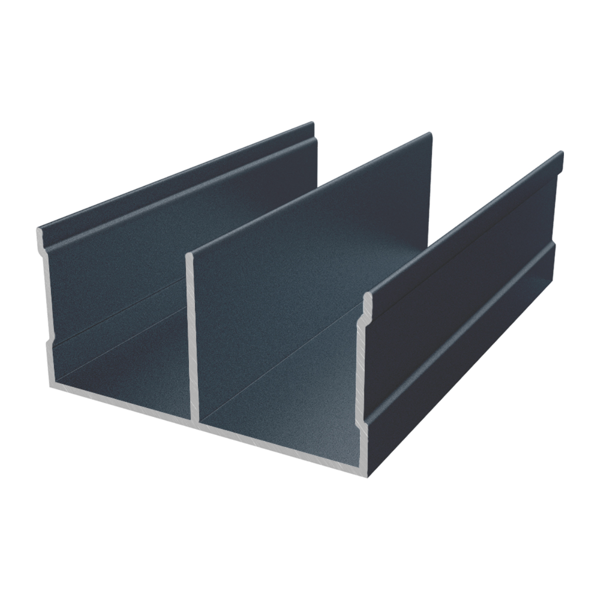 Трек верхний (ELEPHANT минималист), Графит шелк, 2500 мм (чр 2430 мм) 