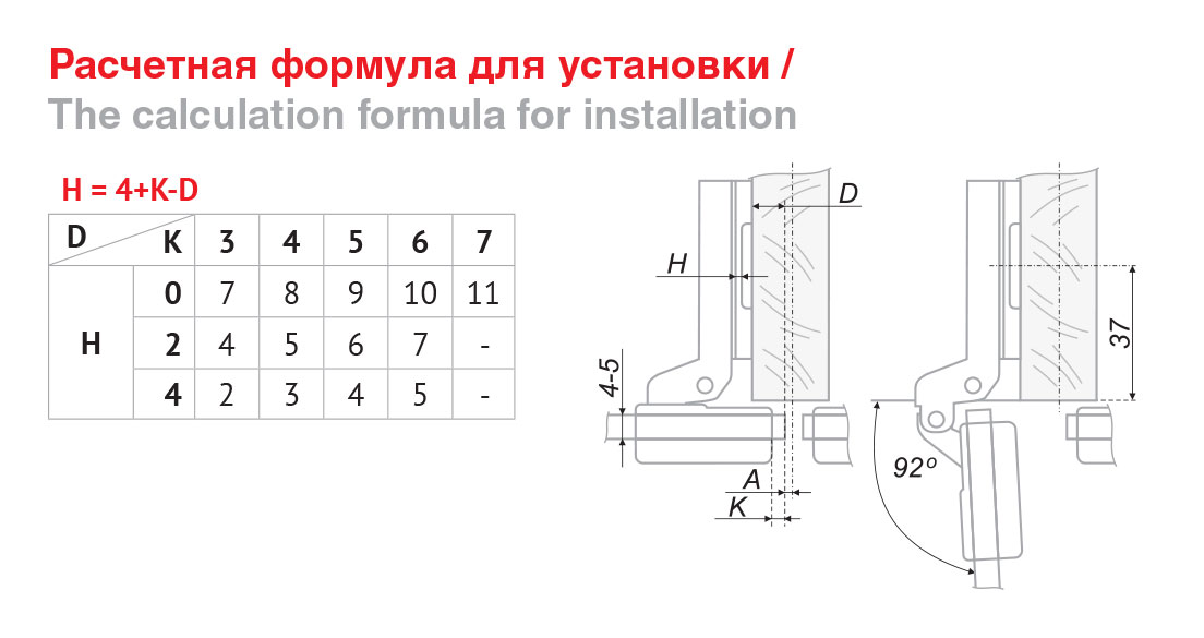 петля 501B для стекл.дв.d5.5 (300) полу вкладная ВЫВОД