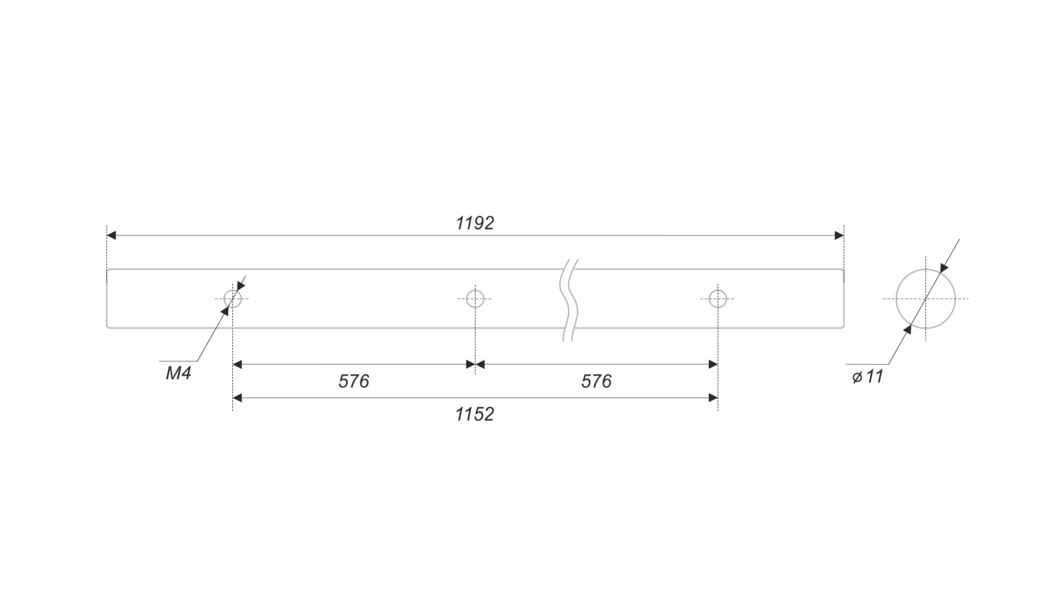 Пруток  AL LINE PR003BL.1/1152 (13)